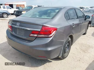 2015 Honda Civic EX-L with VIN 2HGFB2F96FH515127, listed as a IAAI auction lot 42164707 with 206,066 mi miles and . Bid and sale history available at carsss.com. Image 4.