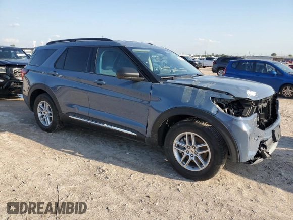 2025 Ford Explorer Active with VIN 1FMUK7DHXSGA16958, listed as a Copart auction lot 48891955 with 1,876 mi miles and Non Repairable. Bid and sale history available at carsss.com. Image 4.