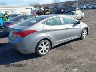 2012 Hyundai Elantra Limited with VIN KMHDH4AEXCU308006, listed as a IAAI auction lot 41440092 with 65,732 mi miles. Bid and sale history available at carsss.com. Image 4.