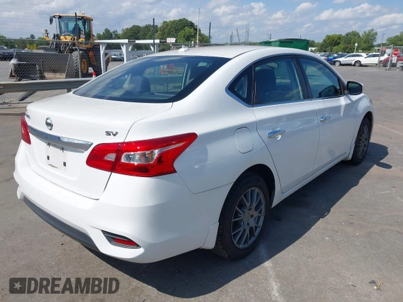2017 Nissan Sentra S with VIN 3N1AB7AP5HY408551, listed as a IAAI auction lot 42559903 with 141,541 mi miles and . Bid and sale history available at DreamBid. Image 4.