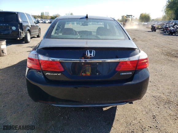 2014 Honda Accord Hybrid EX-L with VIN 1HGCR6F58EA003112, listed as a Copart auction lot 74883624 with 76,504 mi miles and Salvage Title. Bid and sale history available at carsss.com. Image 6.