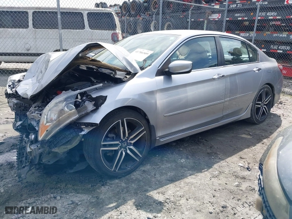 2017 Honda Accord Sedan Sport with VIN 1HGCR2F53HA013608, listed as a IAAI auction lot 41786509 with 85,070 mi miles. Bid and sale history available at carsss.com. Image 17.