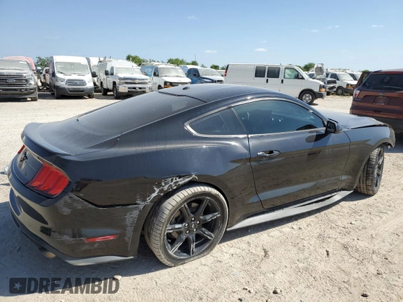 2019 Ford Mustang EcoBoost with VIN 1FA6P8TH0K5168688, listed as a Copart auction lot 52541865 with 91,764 mi miles and Salvage title. Bid and sale history available at DreamBid. Image 3.