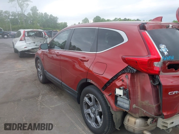 2018 Honda CR-V EX-L with VIN 2HKRW1H89JH501933, listed as a IAAI auction lot 42055281 with 87,083 mi miles and . Bid and sale history available at DreamBid. Image 3.