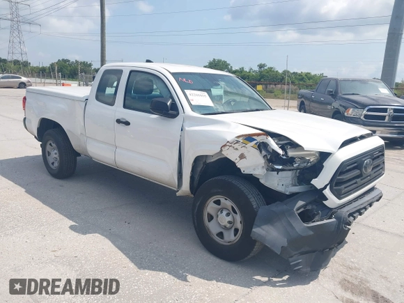 2018 Toyota Tacoma SR with VIN 5TFRX5GN6JX129435, listed as a IAAI auction lot 42205055 with 105,985 mi miles and . Bid and sale history available at DreamBid. Image 1.