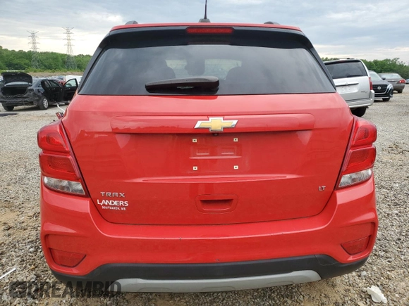 2020 Chevrolet Trax LT with VIN KL7CJLSB5LB347100, listed as a Copart auction lot 54369085 with 44,443 mi miles and Salvage title. Bid and sale history available at DreamBid. Image 6.