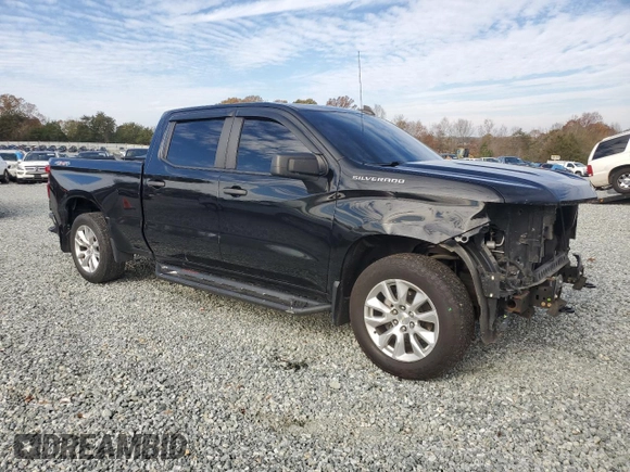 2019 Chevrolet Silverado 1500 Custom with VIN 1GCUYBEF7KZ268867, listed as a Copart auction lot 80945794 with 99,914 mi miles and Salvage Title. Bid and sale history available at DreamBid. Image 4.
