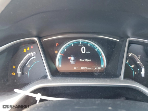 2016 Honda Civic Sedan EX with VIN 19XFC2F75GE219992, listed as a Copart auction lot 45387505 with 87,913 mi miles and Salvage Title. Bid and sale history available at carsss.com. Image 9.