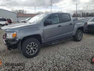 2021 GMC Canyon 4WD AT4 w/Leather with VIN 1GTG6FEN7M1149820, listed as a Copart auction lot 47602535 with 43,412 mi miles and Salvage Title. Bid and sale history available at carsss.com. Image 1.