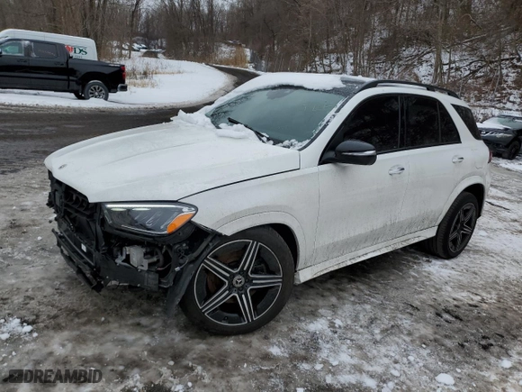 2024 Mercedes-Benz GLE with VIN 4JGFB4GB0RB063499, listed as a Copart auction lot 44623805 with NaN miles and Salvage Title. Bid and sale history available at carsss.com. Image 1.