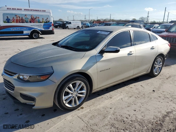 2016 Chevrolet Malibu LT with VIN 1G1ZE5ST3GF297374, listed as a Copart auction lot 50031325 with 142,971 mi miles and Salvage Title. Bid and sale history available at carsss.com. Image 1.