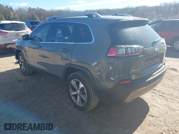 2021 Jeep Cherokee Limited with VIN 1C4PJMDX5MD119364, listed as a IAAI auction lot 41686608 with 92,732 mi miles and . Bid and sale history available at DreamBid. Image 3.