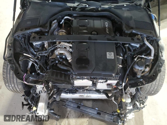 2023 Mercedes-Benz C 43 AMG with VIN W1KAF8HB3PR114416, listed as a Copart auction lot 79769474 with 24,215 mi miles and Salvage Title. Bid and sale history available at DreamBid. Image 11.