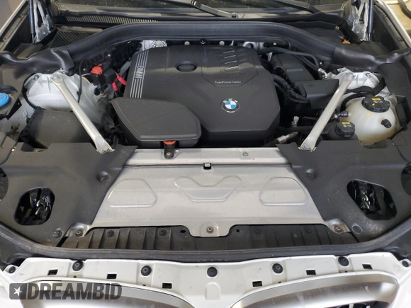 2023 BMW X4 xDrive30i with VIN 5UX33DT07P9P12954, listed as a Copart auction lot 42596275 with 27,590 mi miles and Salvage Title. Bid and sale history available at carsss.com. Image 12.