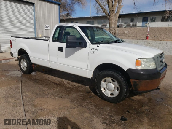 2007 Ford F-150 XL with VIN 1FTRF14W47NA87361, listed as a Copart auction lot 48165725 with 266,678 mi miles and Clean title. Bid and sale history available at DreamBid. Image 4.