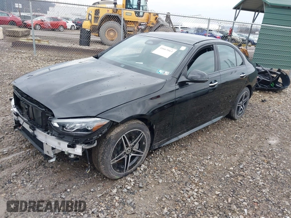 2025 Mercedes-Benz C 300 with VIN W1KAF4HB7SR244183, listed as a IAAI auction lot 41663163 with 1,291 mi miles and . Bid and sale history available at DreamBid. Image 18.
