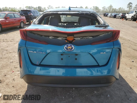 2020 Toyota Prius LE with VIN JTDKARFPXL3123838, listed as a Copart auction lot 50323415 with 75,330 mi miles and Clean Title. Bid and sale history available at DreamBid. Image 6.