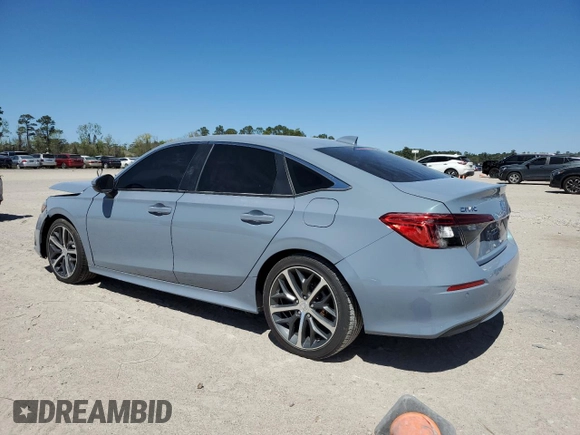2024 Honda Civic Sedan Touring with VIN 2HGFE1F95RH330640, listed as a Copart auction lot 50078485 with 10,108 mi miles and Salvage Title. Bid and sale history available at carsss.com. Image 2.