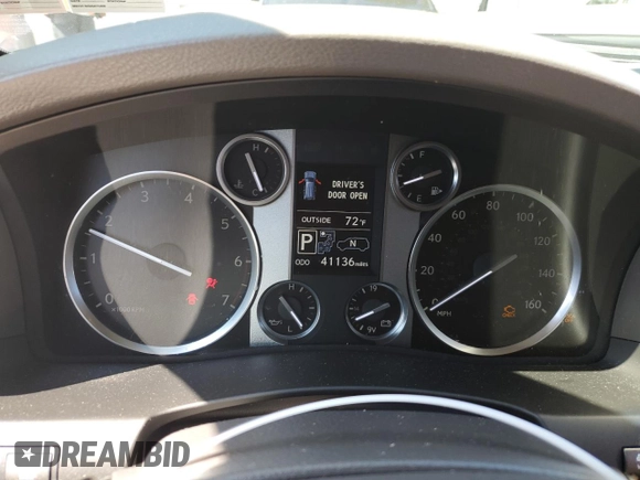 2015 Lexus LX 570 with VIN JTJHY7AXXF4167030, listed as a Copart auction lot 68377784 with 41,136 mi miles and Salvage Title. Bid and sale history available at DreamBid. Image 9.