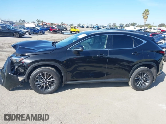 2025 Lexus NX 350h with VIN 2T2AKCEZ1SC039174, listed as a IAAI auction lot 41594338 with 5,586 mi miles and . Bid and sale history available at DreamBid. Image 15.