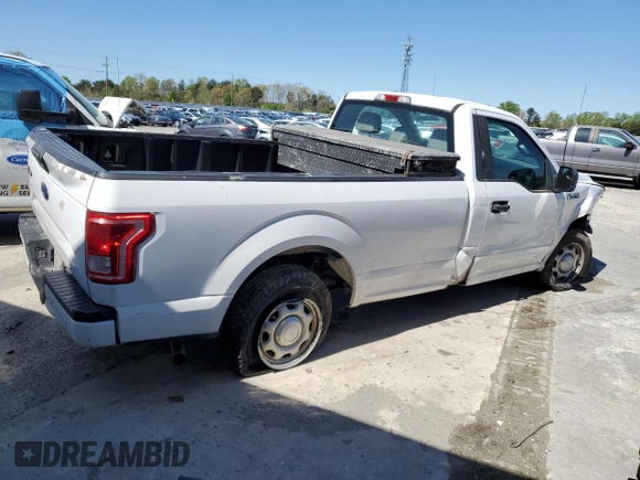 2017 Ford F-150 XL with VIN 1FTMF1C85HKD23290, listed as a Copart auction lot 53233075 with Not Provided miles and Salvage Title. Bid and sale history available at carsss.com. Image 3.