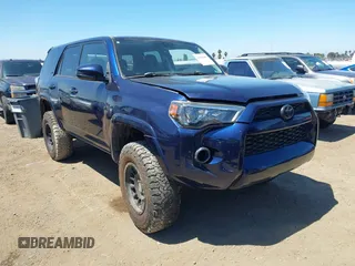 2018 Toyota 4Runner SR5 with VIN JTEBU5JRXJ5506510, listed as a IAAI auction lot 42591665 with 146,901 mi miles and . Bid and sale history available at DreamBid. Image 1.