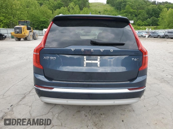 2022 Volvo XC90 Inscription with VIN YV4A221L3N1825175, listed as a Copart auction lot 57936225 with 52,499 mi miles and Salvage title. Bid and sale history available at DreamBid. Image 6.
