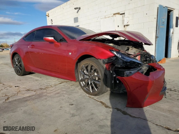 2019 Lexus RC with VIN JTHHA5BC0K5009239, listed as a Copart auction lot 81982064 with 78,919 mi miles and Salvage Title. Bid and sale history available at carsss.com. Image 4.