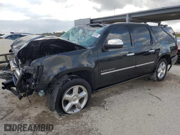 2012 Chevrolet Suburban LTZ with VIN 1GNSKKE75CR282616, listed as a Copart auction lot 44913935 with 123,238 mi miles and Non repairable. Bid and sale history available at DreamBid. Image 1.
