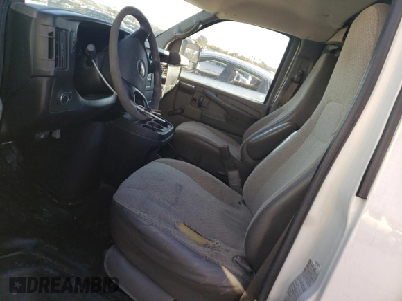 2010 Chevrolet Express Cargo with VIN 1GCZGFBA2A1167547, listed as a Copart auction lot 80991954 with 172,818 mi miles and Salvage title. Bid and sale history available at DreamBid. Image 7.