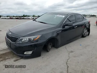 2015 Kia Optima LX z VIN 5XXGM4A78FG439623, wystawiony jako Copart lot #56041285 z przebiegiem 185 636 mil mil oraz Czysty tytuł • Clean title. Historia ofert i sprzedaży dostępna na DreamBid. Obrazek 1.