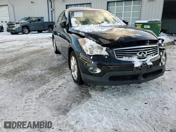 2008 Infiniti EX Journey with VIN JNKAJ09F08M355620, listed as a Copart auction lot 44428505 with 143,926 mi miles and Salvage title. Bid and sale history available at DreamBid. Image 11.