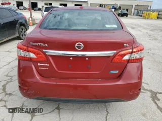 2013 Nissan Sentra SR with VIN 3N1AB7AP5DL659674, listed as a Copart auction lot 55461255 with Not Provided miles and Clean Title. Bid and sale history available at DreamBid. Image 6.