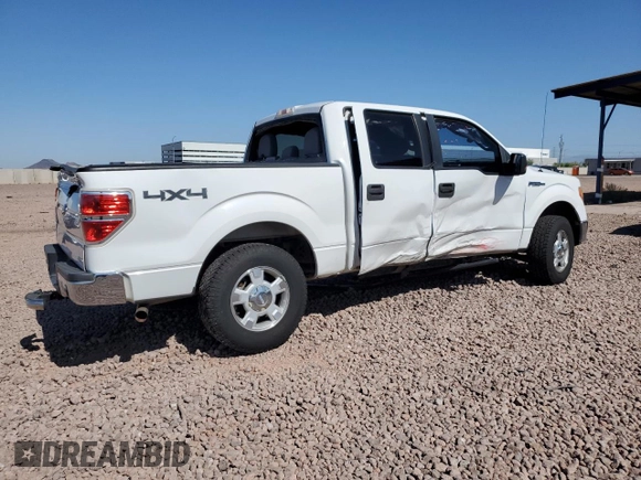 2013 Ford F-150 XL with VIN 1FTFW1EF8DFC59091, listed as a Copart auction lot 61582485 with 107,640 mi miles and Salvage title. Bid and sale history available at DreamBid. Image 3.