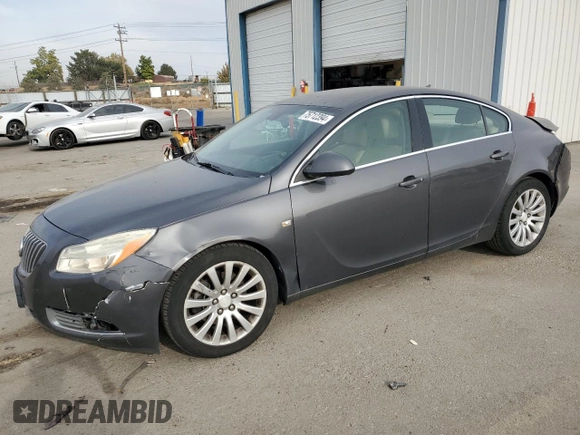 2011 Buick Regal CXL Turbo TO1 with VIN W04GV5EV9B1084036, listed as a Copart auction lot 75712394 with 141,318 mi miles and Salvage Title. Bid and sale history available at carsss.com. Image 1.