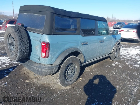 2021 Ford Bronco with VIN 1FMEE5BH2MLB08238, listed as a IAAI auction lot 41355446 with 44,441 mi miles and . Bid and sale history available at DreamBid. Image 4.