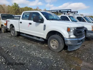 2021 Ford Super Duty F-250 SRW XL with VIN 1FT7W2B64MEC85451, listed as a Copart auction lot 80159024 with 0 mi miles and Salvage Title. Bid and sale history available at carsss.com. Image 4.