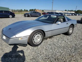 1986 Chevrolet Corvette with VIN 1G1YY0783G5107511, listed as a Copart auction lot 49959345 with 40,375 mi miles and Salvage Title. Bid and sale history available at carsss.com. Image 1.