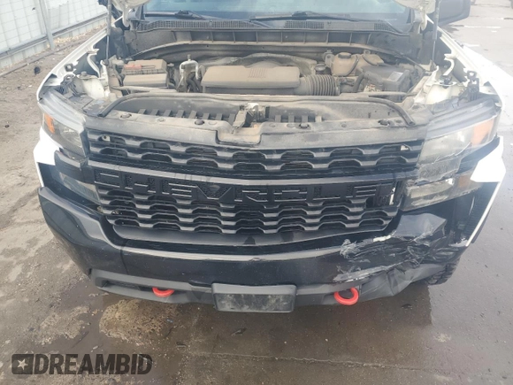 2020 Chevrolet Silverado 1500 Custom Trail Boss with VIN 3GCPYCEF9LG191567, listed as a Copart auction lot 50402525 with 81,834 mi miles and Salvage Title. Bid and sale history available at DreamBid. Image 11.