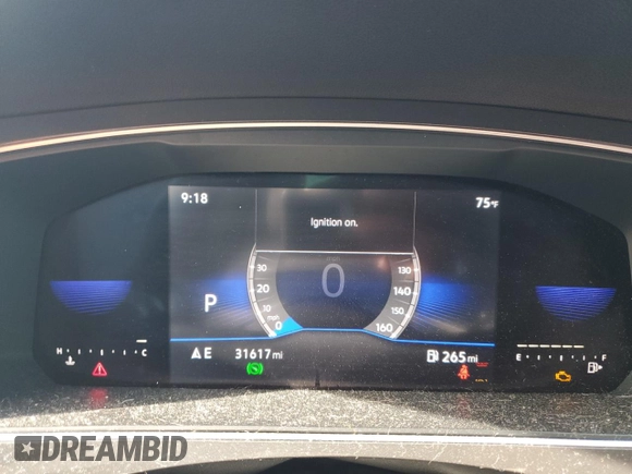 2022 Volkswagen Tiguan SE R-Line Black with VIN 3VVCB7AX9NM099855, listed as a Copart auction lot 53824465 with 31,617 mi miles and Salvage Title. Bid and sale history available at DreamBid. Image 9.