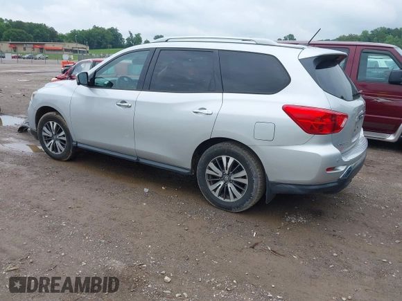 2017 Nissan Pathfinder SV with VIN 5N1DR2MN3HC620095, listed as a IAAI auction lot 42376013 with 106,218 mi miles and . Bid and sale history available at DreamBid. Image 3.