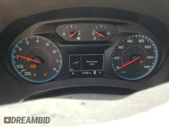 2021 Chevrolet Equinox LS with VIN 3GNAXHEV7MS125392, listed as a Copart auction lot 50818495 with 37,258 mi miles and Non Repairable. Bid and sale history available at DreamBid. Image 9.