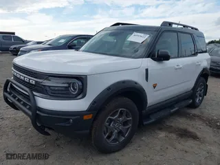 2023 Ford Bronco Sport Badlands with VIN 3FMCR9D94PRE13352, listed as a IAAI auction lot 40593622 with 8,919 mi miles. Bid and sale history available at carsss.com. Image 16.