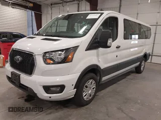 2024 Ford Transit Passenger XL with VIN 1FBAX2Y88RKA83401, listed as a IAAI auction lot 42159487 with 13,481 mi miles. Bid and sale history available at carsss.com. Image 19.