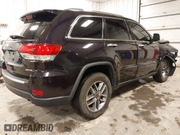 2020 Jeep Grand Cherokee Limited with VIN 1C4RJEBGXLC300739, listed as a IAAI auction lot 41782854 with 47,842 mi miles. Bid and sale history available at carsss.com. Image 4.
