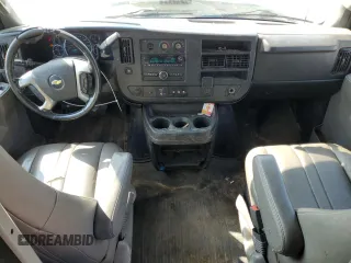 2017 Chevrolet Express Cargo Van with VIN 1GCWGBFG5H1338540, listed as a Copart auction lot 45241235 with 155,542 mi miles and Clean Title. Bid and sale history available at carsss.com. Image 8.
