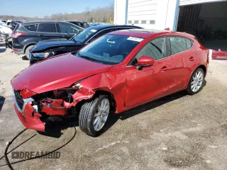 2017 Mazda 3 Grand Touring with VIN JM1BN1M3XH1102836, listed as a Copart auction lot 48219075 with 114,939 mi miles and Salvage Title. Bid and sale history available at carsss.com. Image 1.