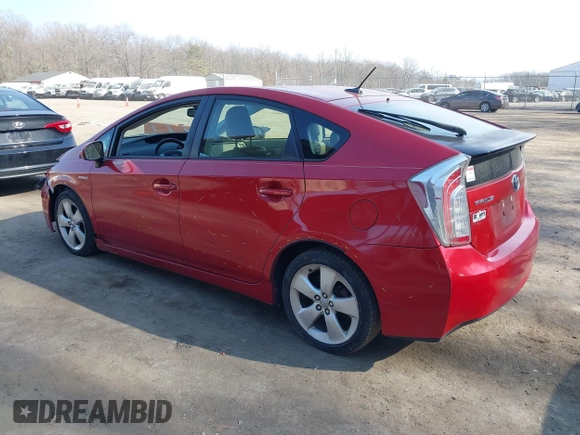 2012 Toyota Prius One with VIN JTDKN3DU0C5436363, listed as a IAAI auction lot 41661210 with 104,709 mi miles. Bid and sale history available at carsss.com. Image 3.