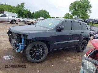 2018 Jeep Grand Cherokee Altitude with VIN 1C4RJFAG6JC257358, listed as a IAAI auction lot 42167186 with 57,630 mi miles and . Bid and sale history available at DreamBid. Image 15.