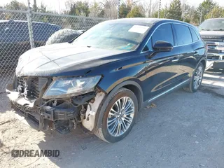 2018 Lincoln MKX Reserve with VIN 2LMPJ6LR4JBL26828, listed as a IAAI auction lot 41143231 with 94,741 mi miles. Bid and sale history available at carsss.com. Image 2.